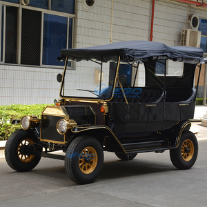 Coche Eléctrico Retro de 2 Filas Negro de Alto Rendimiento, Económico y de Gran Demanda para Uso Comercial, Bodas, Escenografía, Golf y Turismo - Product Image 2