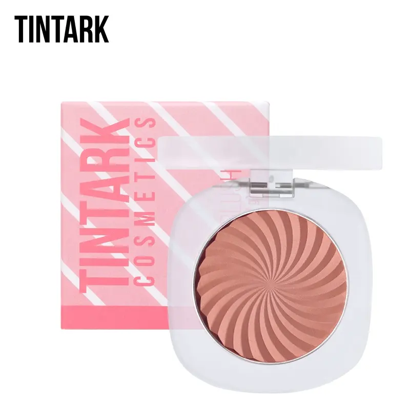 TINTARK Amazon Hot Selling Vegan Make Up Matte Blush And Contour Pallet Powder Face Makeup Cream Blush Palette