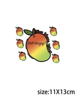 Autocollants pour gobelets, fraises, pastèque, citron, kiwi, fruits, Uv, Dtf, transfert pour verre de 16oz, 1 pièce