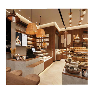 Profesional pan panadería, tienda de diseño Interior <span class=keywords><strong>chocolate</strong></span> hamburguesa escaparate de la exhibición del Gabinete de exhibición para el pastel de la tienda - Product Image 1