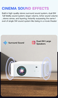Proyector Y3PRO Oficial de Netflix con WiFi, Enfoque Automático de Video, 1000 Lúmenes, Altavoces Integrados, 3D, 4K HD, Android 13, BT, 1080P