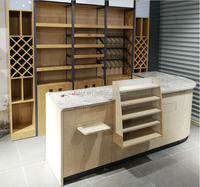 Caisse de supermarché numérique, rangement et service de réception, Table de caisse