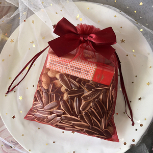 Imballaggio all'ingrosso sapone secco <span class=keywords><strong>filato</strong></span> di fiori con coulisse maglia maglia maglia di nozze sacchetto di caramelle - Product Image 6