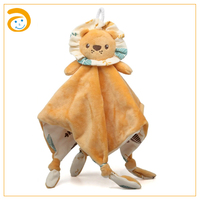 Selimut Bayi OEM, Boneka Penghibur Lembut, Mainan Tidur Bayi Baru Lahir, Logo Kustom Grosir