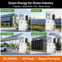Solusi Sistem Penyimpanan Energi Surya C&I 50kW 100kWp 112.5kWh Sistem Baterai yang Dapat Diskalakan dengan Inverter Hibrida Kabinet Baterai Berpendingin Udara
