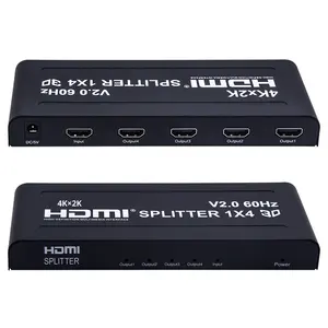 Ultra <span class=keywords><strong>HD</strong></span> 1X4 pour répartiteur HDMI HDMI2.0 répartiteurs et convertisseurs vidéo 4K 60Hz <span class=keywords><strong>une</strong></span> entrée quatre sorties - Product Image 5