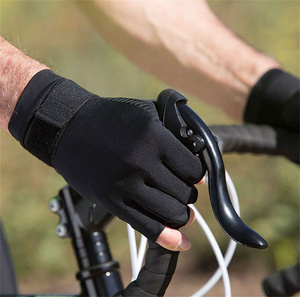 Gants demi-doigts à pression en fibre de cuivre transfrontaliers gants de liaison antidérapants en silicone pour l'entraînement en plein air - Product Image 2