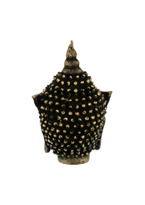 Escultura de Cabeza de Buda de Resina, Decoración Zen Asiática para el Hogar, Adorno de Mesa para Interiores, Pieza de Arte para Sala de Estar, Forma Irregular Duradera - Product Image 5