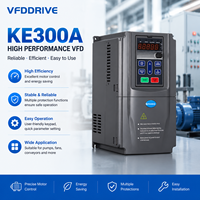 Convertisseur de fréquence VFD pour machine-outil triphasé/monophasé 220V-480V KE300A pour la régulation de la vitesse du moteur de précision
