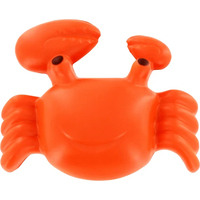 Balle anti-stress souple en forme de crabe rouge, jouets personnalisés promotionnels en mousse PU, animaux anti-stress à presser pour enfants, cadeau