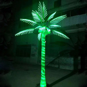 Trang Trí Tiệc LED Thắp Sáng Cây Cọ Với Dừa - Product Image 2