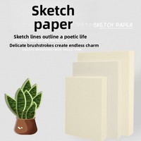 Papier à dessin pour étudiants, format 8K, pour aquarelle, gouache, dessin au crayon, croquis rapides, arts plastiques, 180 g/m², vendu en vrac, modèle chinois