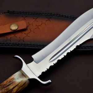 Cuchillo de hoja fija multifuncional de gran venta, ligero y versátil para camping, tipo Bowie - Product Image 4