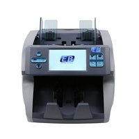 LD-6000 Dernier modèle de compteur de billets de banque professionnel multi-devises à écran tactile avec double CIS et détection de faux billets