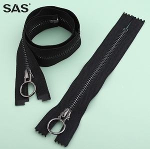 SAS sử dụng rộng rãi Chất lượng cao bán buôn 3 <span class=keywords><strong>5</strong></span> 8 kết thúc mở Y răng Áo khoác dây kéo kim loại cho túi - Product Image 6