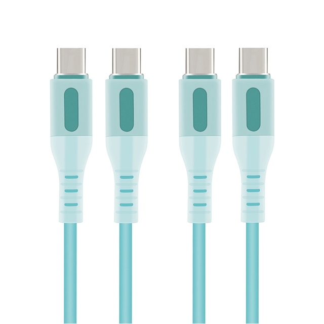 Factory Wholesale Premium PD 60W 3A Silicone Light Fast Charging Data Cable USB-L USB-C C-L Compatibility High-Quality