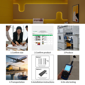 Accordéon léger pliant fonctionnel mur décoratif facile mobile rétractable insonorisé cloison porte bureau à domicile hôpital - Product Image 5