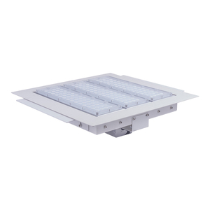 Luminaires LED ultra-minces 150W IP65 pour auvent, suspension industrielle encastrée pour station-service, design élégant, éclairage LED encastré pour station-service - Product Image 6