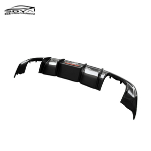 Diffuseur arrière en fibre de carbone de style <span class=keywords><strong>KB</strong></span> de haute qualité A3 avec lèvre de pare-chocs arrière et éclairage pour Audi A3 NonSline 2017-2020 - Product Image 6