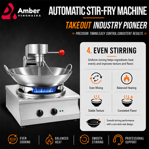 Robot de Cocina Automático para Arroz Frito Comercial de Gran Tamaño, Máquina Inteligente para Saltear con Cilindro Electromagnético - Product Image 5