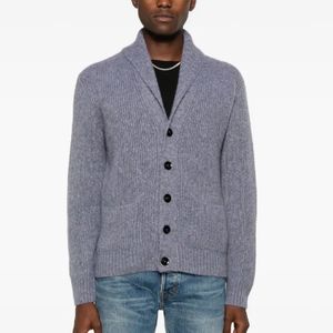 2025 nouveau basique Style quotidien pull 100% coton tricot noir tricot col en v hommes tricots Cardigan tricots bonbons bande hommes tricots - Product Image 1