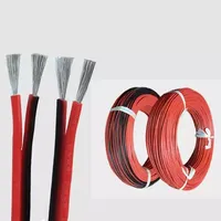 Câble électrique en cuivre étamé à 2 brins 18 20 22 24 26 AWG isolé PVC Extension LED Strip Power Cable Red Black Wire Manufacturers