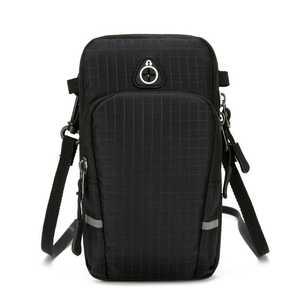 Sac de bras pour téléphone portable personnalisé de 6,7 pouces, jogging, course à pied en plein air, équipement de sport, sac de poignet imperméable en PU léger - Product Image 1