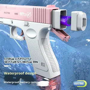 Pistola de <span class=keywords><strong>Agua</strong></span> <span class=keywords><strong>El</strong></span>éctrica de Plástico, Totalmente Automática, Disparo Continuo, M416, Gran Capacidad, Ratón de Hielo, Explosión de Hielo, Juguete Electrónico - Product Image 5