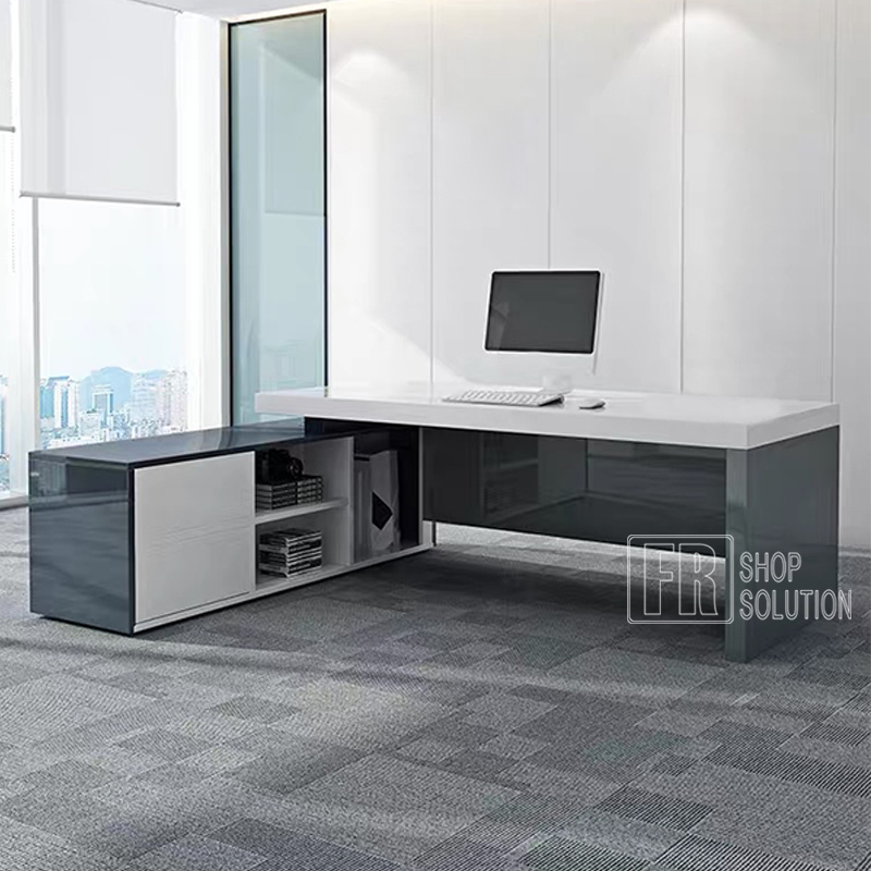 Nouveau Style En Bois Design Moderne PDG Directeur Bureau Exécutif Bureau Table Meubles