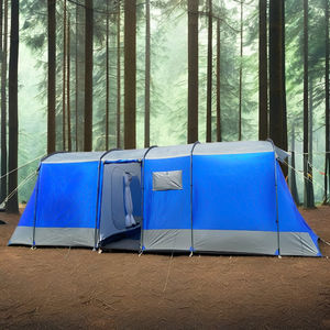 Wind Valley Luxury 8-Person Family Tent 4 Chambres Ultra-Léger Étanche 210T Polyester Abri Extérieur Pliant pour Événements Resorts - Product Image 5