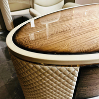 Table et chaise de bureau KMJ en bois pour la maison, le spa, l'hôtel, le bureau du PDG, du patron, du directeur, du gestionnaire, design de bureau