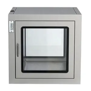 Cleanroom Transfer Hatch Box 304 Stainless Steel Static Passbox for Cleanroom with CE Certification