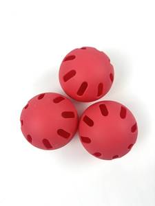 Balles de baseball d'entraînement RTS 74MM <span class=keywords><strong>Wiffle</strong></span> OEM légères et souples, couleur personnalisable, 8/16 trous, sur mesure - Product Image 2