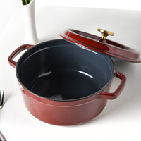 Pot à lait 24cm avec couvercle en stock marmite bon marché batterie de cuisine marmites à soupe et marmites casseroles à soupe pour nourriture