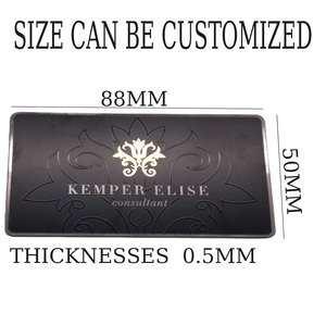 Cartes de visite en métal NFC vierges en acier inoxydable avec logo <span class=keywords><strong>Code</strong></span> QR Gravure laser personnalisée de taille de nom de couleur personnalisée en gros - Product Image 2