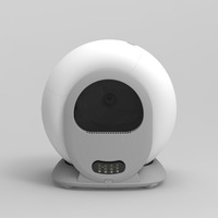 Popular Arenero Automático Inteligente para Gatos, 65L de Capacidad, Autolimpiable, de Acero Inoxidable y Plástico, Totalmente Cerrado, con App
