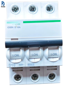 IC65N เบรกเกอร์วงจรขนาดเล็ก 3P D 10A โอเวอร์โหลด ป้องกันไฟฟ้าลัดวงจร อุปกรณ์จ่ายไฟฟ้า แรงดันต่ำ - Product Image 1