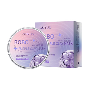 <span class=keywords><strong>Mascarilla</strong></span> de Arcilla Morada, Limpieza Profunda, Lodo Volcánico, Ácido Hialurónico, Hidratante, Clarificante de Poros, Bajo MOQ, Fábrica de Cuidado de la Piel - Product Image 3