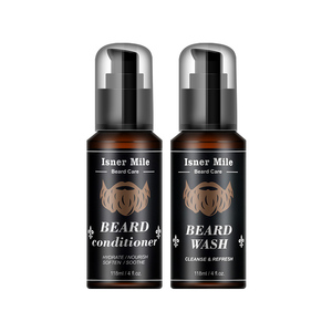 Kit de Champú y Acondicionador para <span class=keywords><strong>Barba</strong></span> con Aceite de Argán y Jojoba - Product Image 1