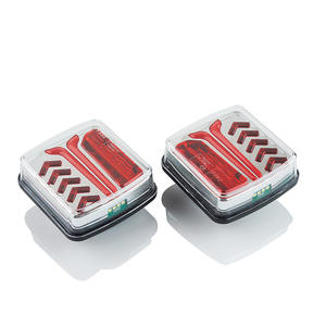 <span class=keywords><strong>Kit</strong></span> de feux arrière de <span class=keywords><strong>remorque</strong></span> <span class=keywords><strong>sans</strong></span> <span class=keywords><strong>fil</strong></span> à LED 12-24V Magnetic E9 Waterproof Rear Light Turn Signal Indicator Brake Stop Lamp for New - Product Image 2