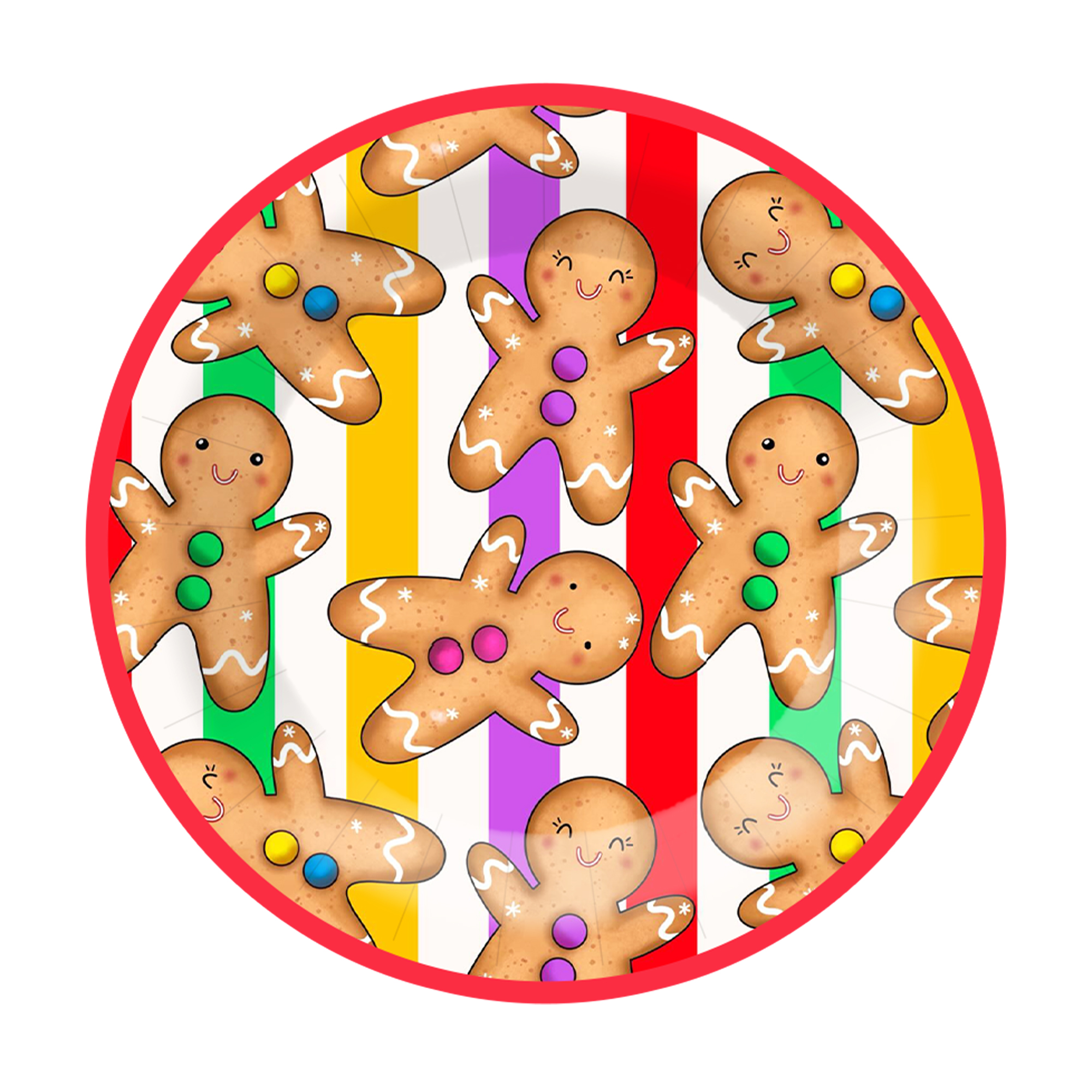 Plato de papel de 9 pulgadas * 8 unidades