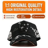 Casquettes de baseball 100% neuves et originales Rico Hats G5 de qualité supérieure, en daim, broderie 3D, 5 panneaux, strass, Gorra Del Mago Rico Hats Originales