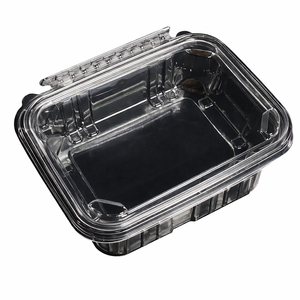Emballage en blister en PET recyclé personnalisé, boîte en plastique écologique, couvercle pour sushi, chewing-gum, jus, présentoir transparent - Product Image 4
