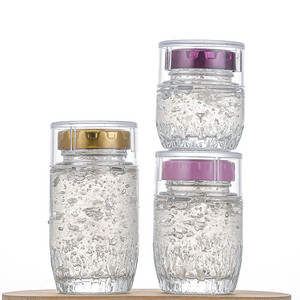 Vente chaude Bouteille en verre vide personnalisée avec logo 50ml-360ml Pot de stockage en verre <span class=keywords><strong>pour</strong></span> nid d'oiseau, miel, confiture, colle à <span class=keywords><strong>poisson</strong></span> avec couvercles - Product Image 1