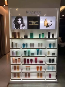 Vitrine de présentation cosmétique personnalisée pour Kerastase, <span class=keywords><strong>L</strong></span>'<span class=keywords><strong>Oréal</strong></span>, Schwarzkopf, Shiseido, salons de beauté et de coiffure - Product Image 3