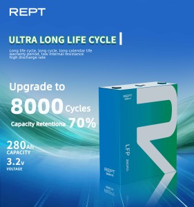 Baterías de Iones de Litio Prismáticas REPT 280AH 50AH 72AH 100AH 3.2V 8000 ciclos, Grado de Almacenamiento de Energía - Product Image 2