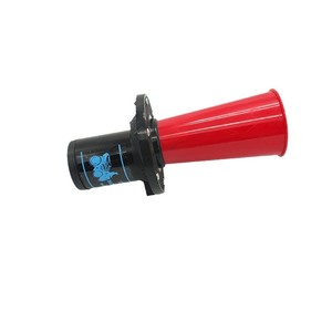 แตรลมรถยนต์สีแดง 12V ทำจากพลาสติก เสียงดัง สำหรับอัพเกรดและดัดแปลงยานพาหนะ - Product Image 5