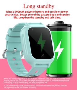 Hot Df61 Bambini montre intelligente avec Scheda Sim Ip67 imperméable Sos Fotocamera Smartwatch Telefono Lbs Tracker Orologio Oem/Odm - Product Image 6