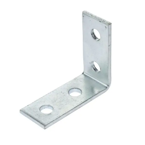 Solar Accessory Hot Dip Galvanized 4~6mm Thickness Two Holes Easy Mounting 90 Degree "L"Shape Angle <b>Bracket</b> - Product Image 3
