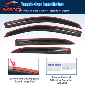 Pare-soleil en acrylique pour Chevrolet Equinox et Pontiac Torrent 05-09, 4 pièces - Product Image 4